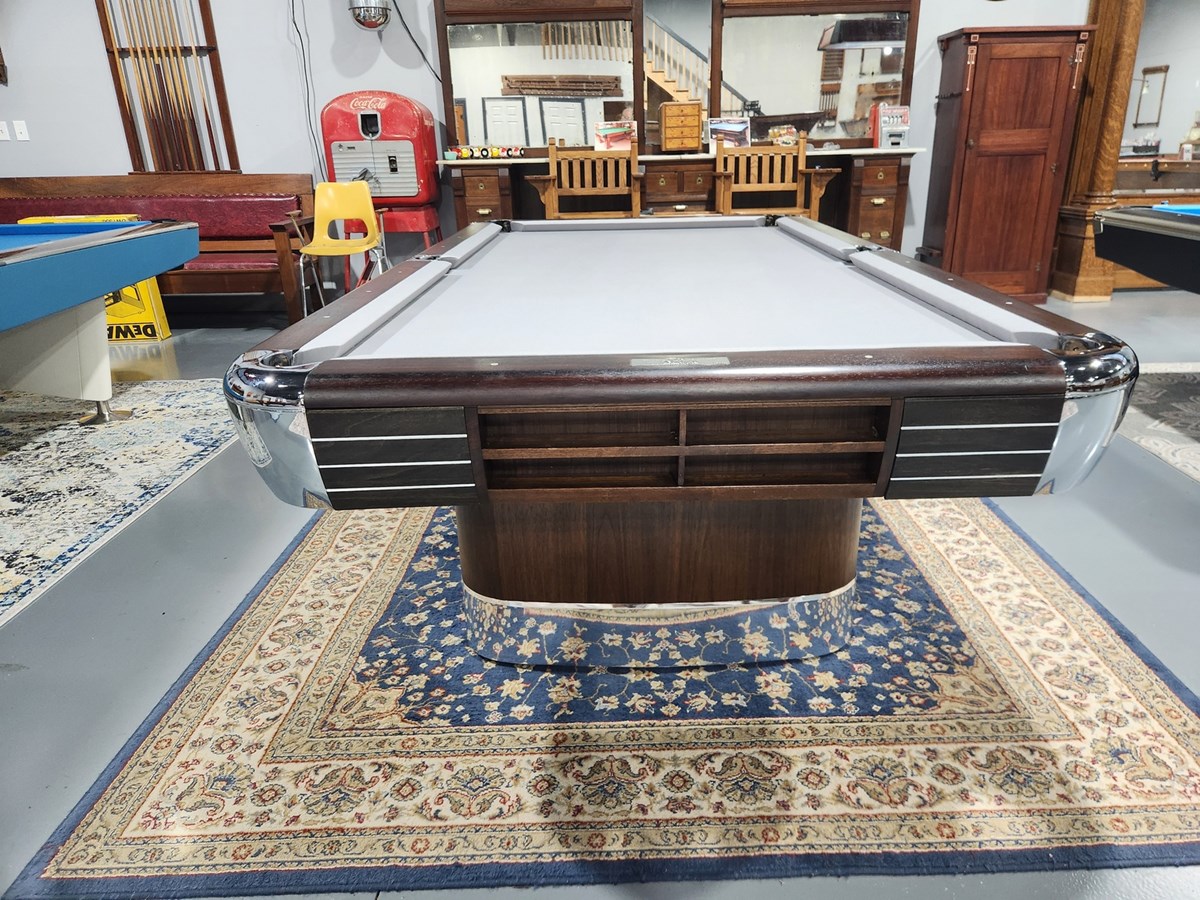 Brunswick 1945 Anniversary 8.5â€™ Antique Pool Table